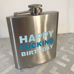Funny Birthday Flask